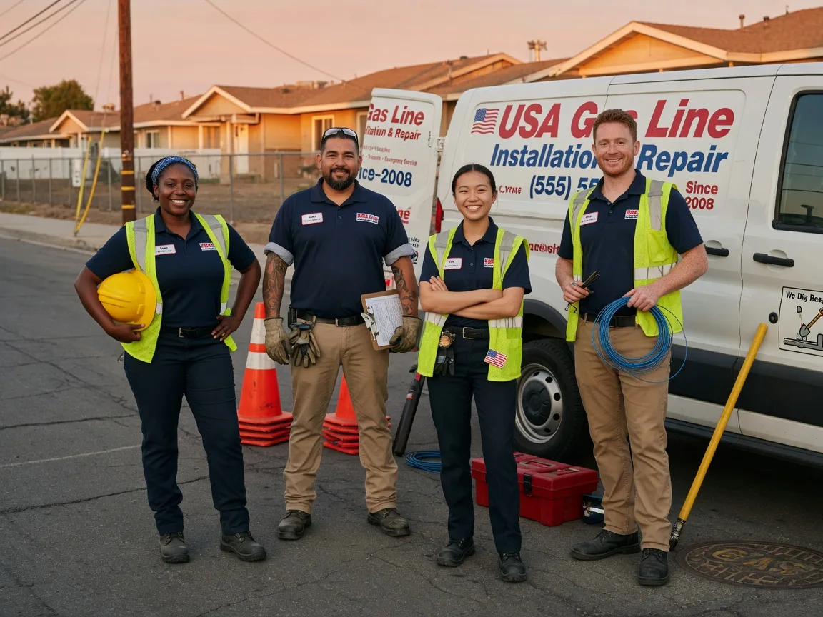 Gas Line Installation company in Brooks, CA